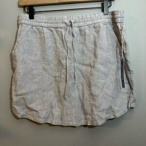 NWT Artisan NY Women’s Skirt Size L Linen Heather Light Purple